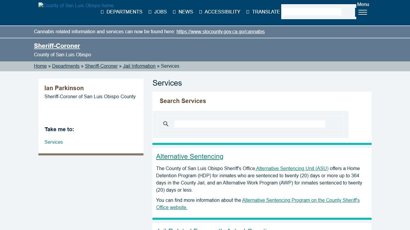 Services - County of San Luis Obispo